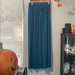 Teal Maxi skirt